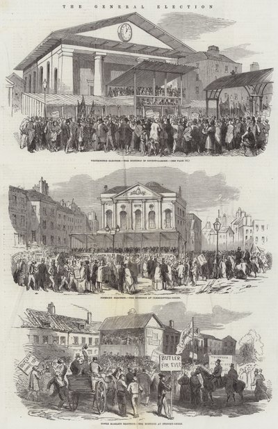 Genel Seçim (gravür) by English School