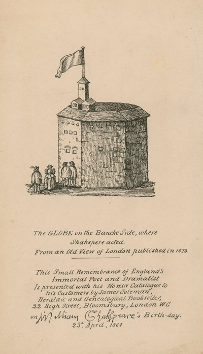 The Globe, Bankside, Londra, 1579