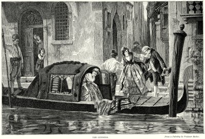 Gondol (gravür) by English School