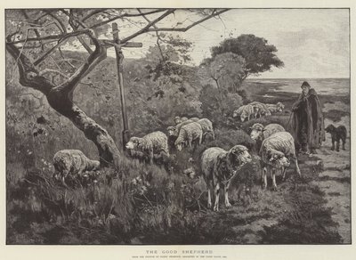 İyi Çoban (gravür) by English School