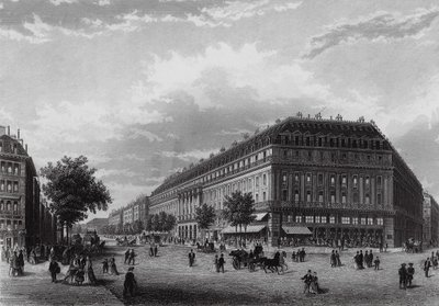 Grand Hotel, Boulevard des Capucines, Paris (gravür) by English School