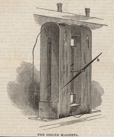 Great Western Electric Telegraph: Sarmal mıknatıslar by English School