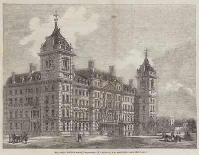 The Great Western Hotel, Paddington (gravür) by English School