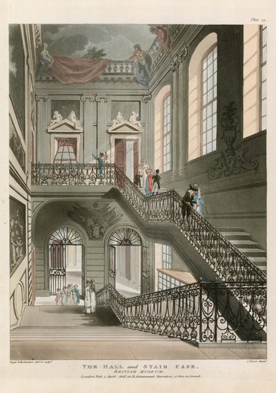Salon ve Merdiven Kasası, British Museum by English School