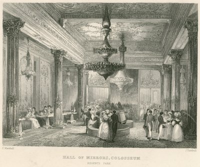 Aynalar Salonu, Kolezyum, Regents Park, Londra by English School