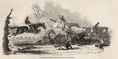 Harrow Steeple Chase: The Fall at the Brook, 