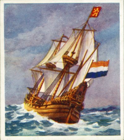 "Heemskerk" (renkli taş baskı) by English School