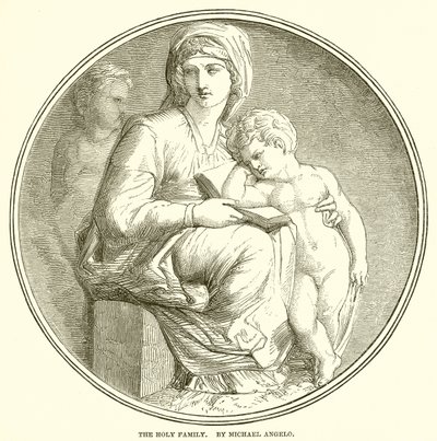 Kutsal Aile. Michael Angelo tarafından by English School