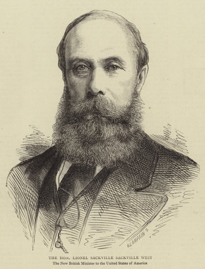 Sayın Lionel Sackville Sackville West (gravür) by English School