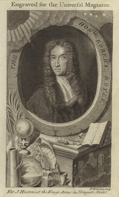 Saygıdeğer Robert Boyle by English School