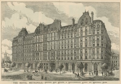 Hotel Metropole, Northumberland Avenue ve Whitehall Place