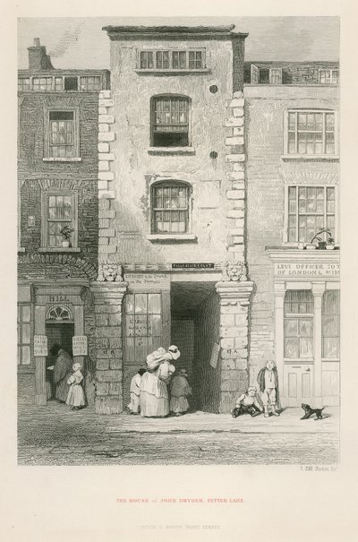 John Dryden Evi, Fetter Lane by English School