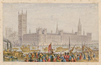 Parlamento Evleri, Westminster Sarayı, Londra by English School