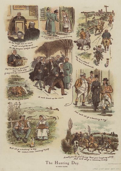 Av Günü (chromolitho) by English School