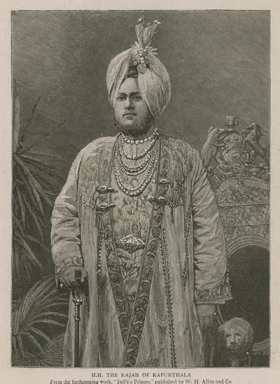 İmparatorluk Enstitüsü: Ekselansları Kapurthala Rajahı by English School