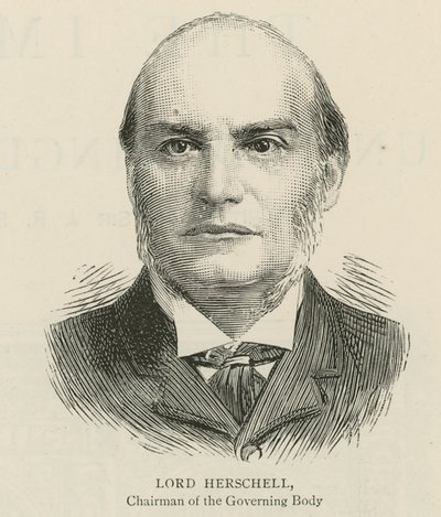 İmparatorluk Enstitüsü: Lord Herschell, Yönetim Kurulu Başkanı by English School