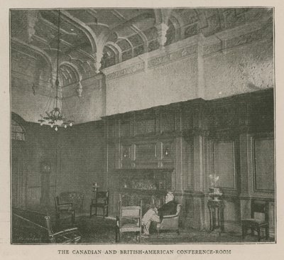 Imperial Institute: Kanada ve İngiliz-Amerikan Konferans Salonu by English School