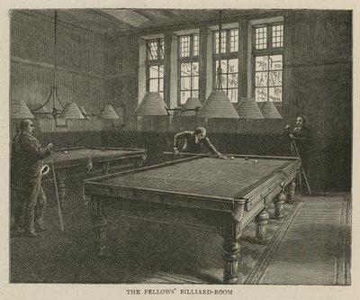 Imperial Institute: Fellows bilardo salonu by English School