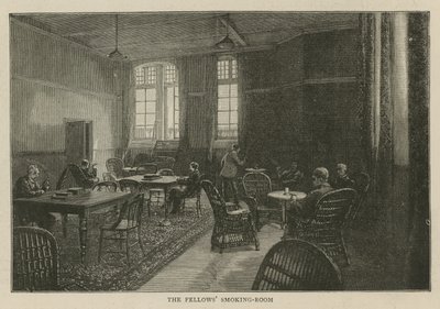 The Imperial Institute: The Fellows sigara içme odası by English School