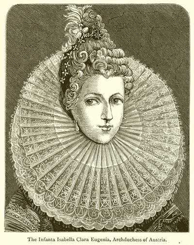 İnfanta Isabella Clara Eugenia, Avusturya arşidüşesi by English School