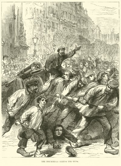 Silahları ele geçiren isyancılar, Mart 1871 by English School