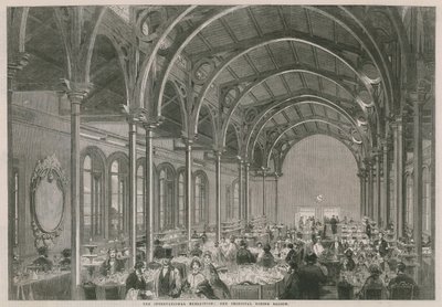 Uluslararası Sergi; ana yemek salonu by English School