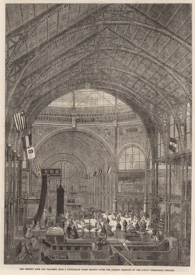 Uluslararası Sergi; batı kubbe ve transept by English School