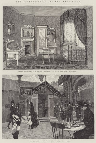 Uluslararası Sağlık Fuarı (gravür) by English School