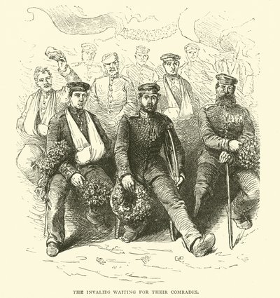 Yoldaşlarını Bekleyen Sakatlar, 1871-2 by English School