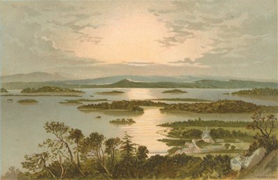 Adalar, Loch Lomond - Yukarıdan Luss by English School