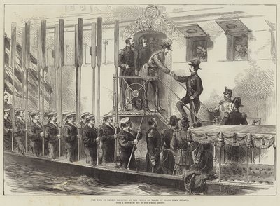 Yunanistan Kralı, Galler Prensi tarafından HMS Serapis