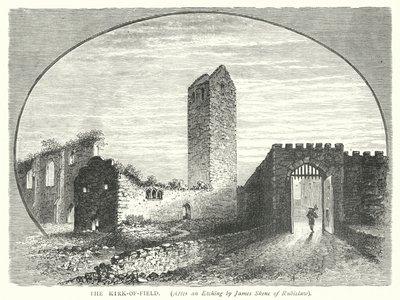 Kirk-of-Field (gravür) by English School