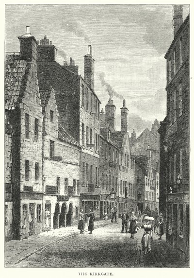 Kirkgate (gravür) by English School