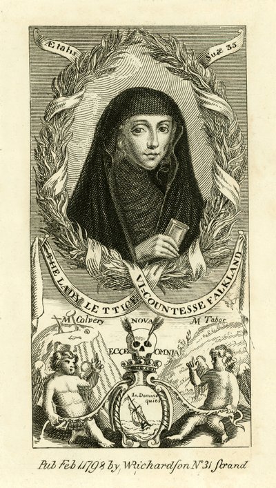 Leydi Lettice, Vikontes Falkland by English School