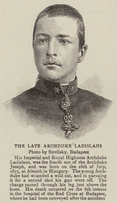 Geç Arşidük Ladislaus (gravür) by English School