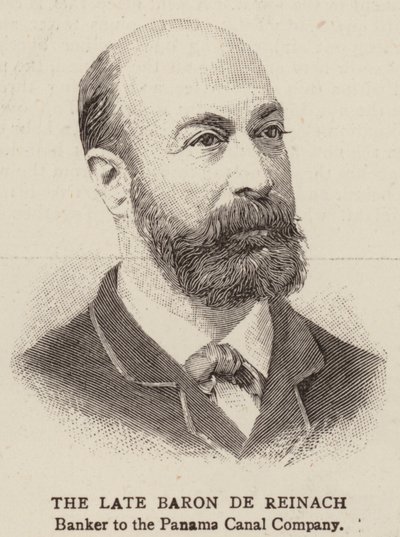 Geç Baron de Reinach (gravür) by English School