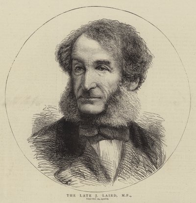 Geç J Laird, MP (gravür) by English School