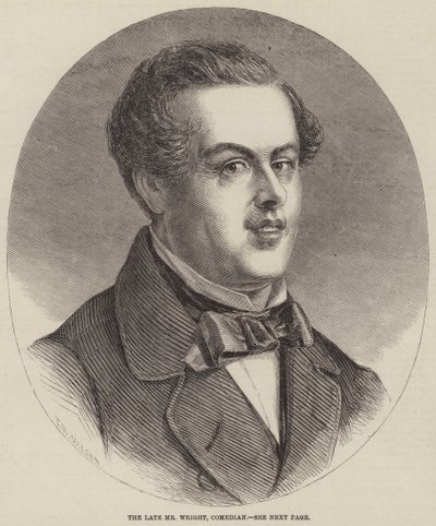 Geç Bay Wright, Komedyen (gravür) by English School