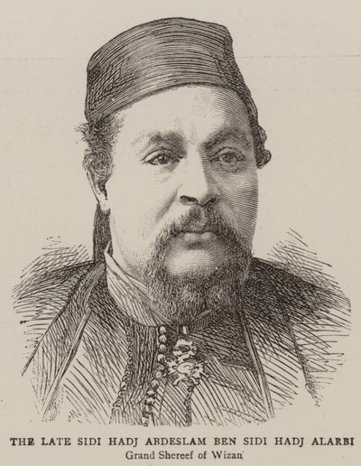 Rahmetli Sidi Hacı Abdeslam Ben Sidi Hacı Alarbi (gravür) by English School