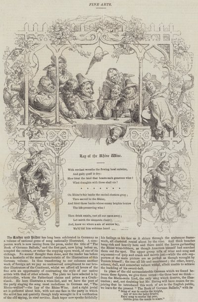 The Lay of the Ren Şarabı (gravür) by English School