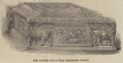Layard Kutusu (gravür) by English School