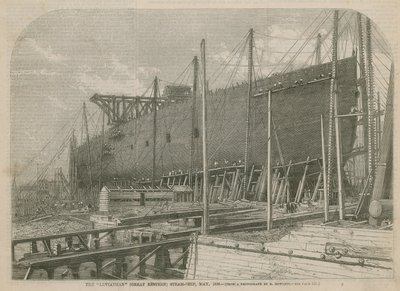 Leviathan (Büyük Doğu) buharlı gemisi, Mayıs 1856 by English School