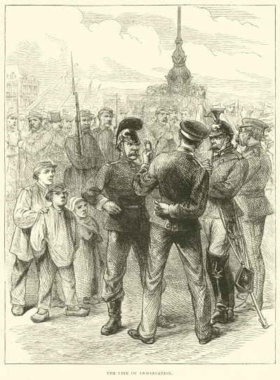 Sınır Çizgisi, Mart 1871 by English School