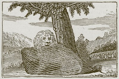 Aslan ve Fare (gravür) by English School