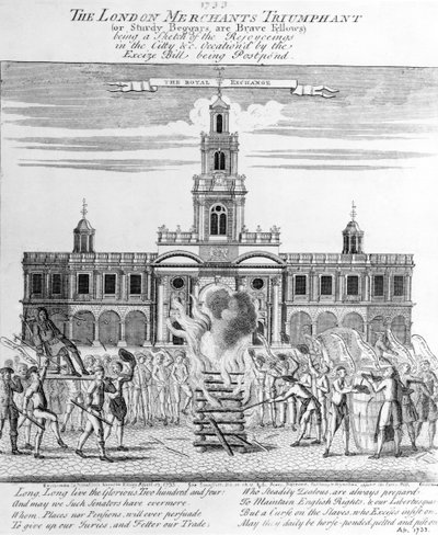 Londra Tüccarları Muzaffer, 1733 by English School