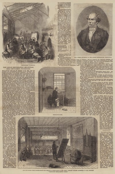 Londra Islah Kurumu (gravür) by English School