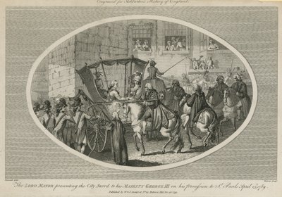 Lord Mayor, Şehir Kılıcını Majesteleri George III