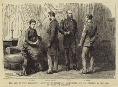 "Jeannette"in Kaybı, Teğmen Danenhower ve Dr Newcomb