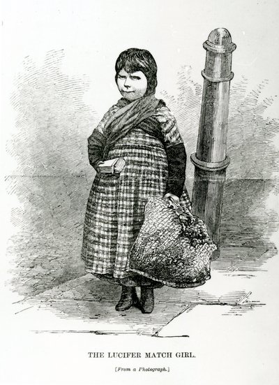 Lucifer Kibritçi Kız, c.1840 by English School