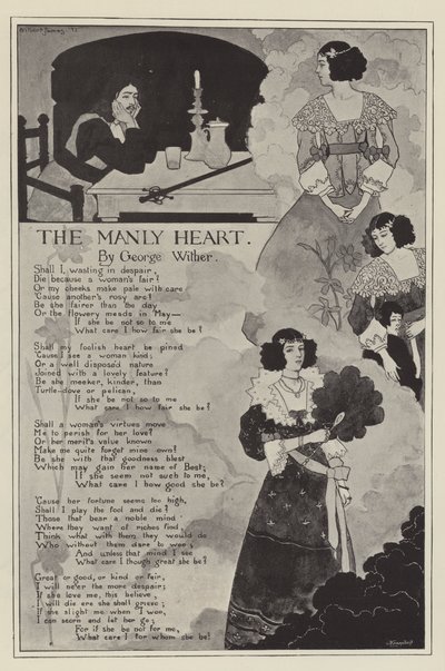 Erkekçe Yürek, George Wither (taş) by English School